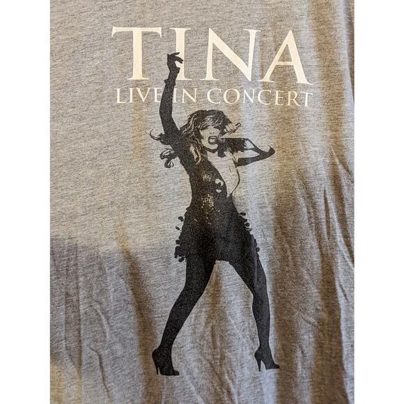 VTG Tina Turner Live In Concert Tour Tee Tshirt Soul Music Singer Licensed XL - Picture 3 of 7